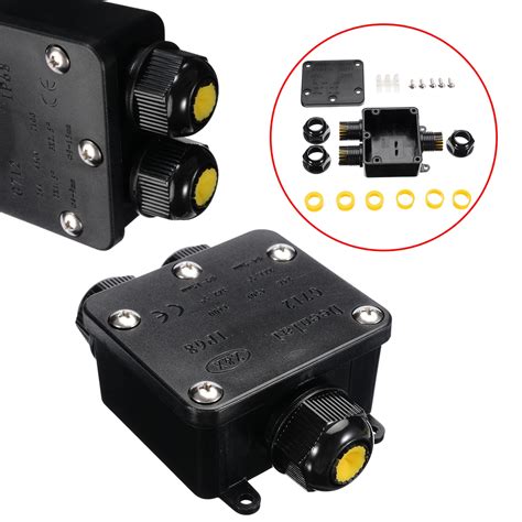 cable connector junction box|electrical junction box cable connectors.